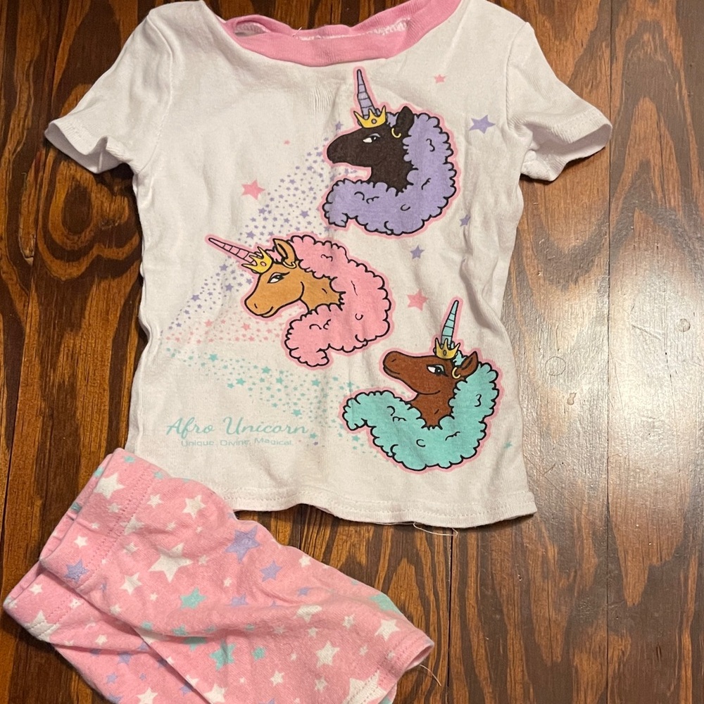 Afro Unicorn pajamas